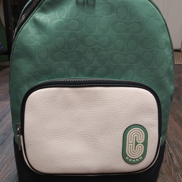 Coach Court Backpack in ColorBlock Signature Nylon main image 5